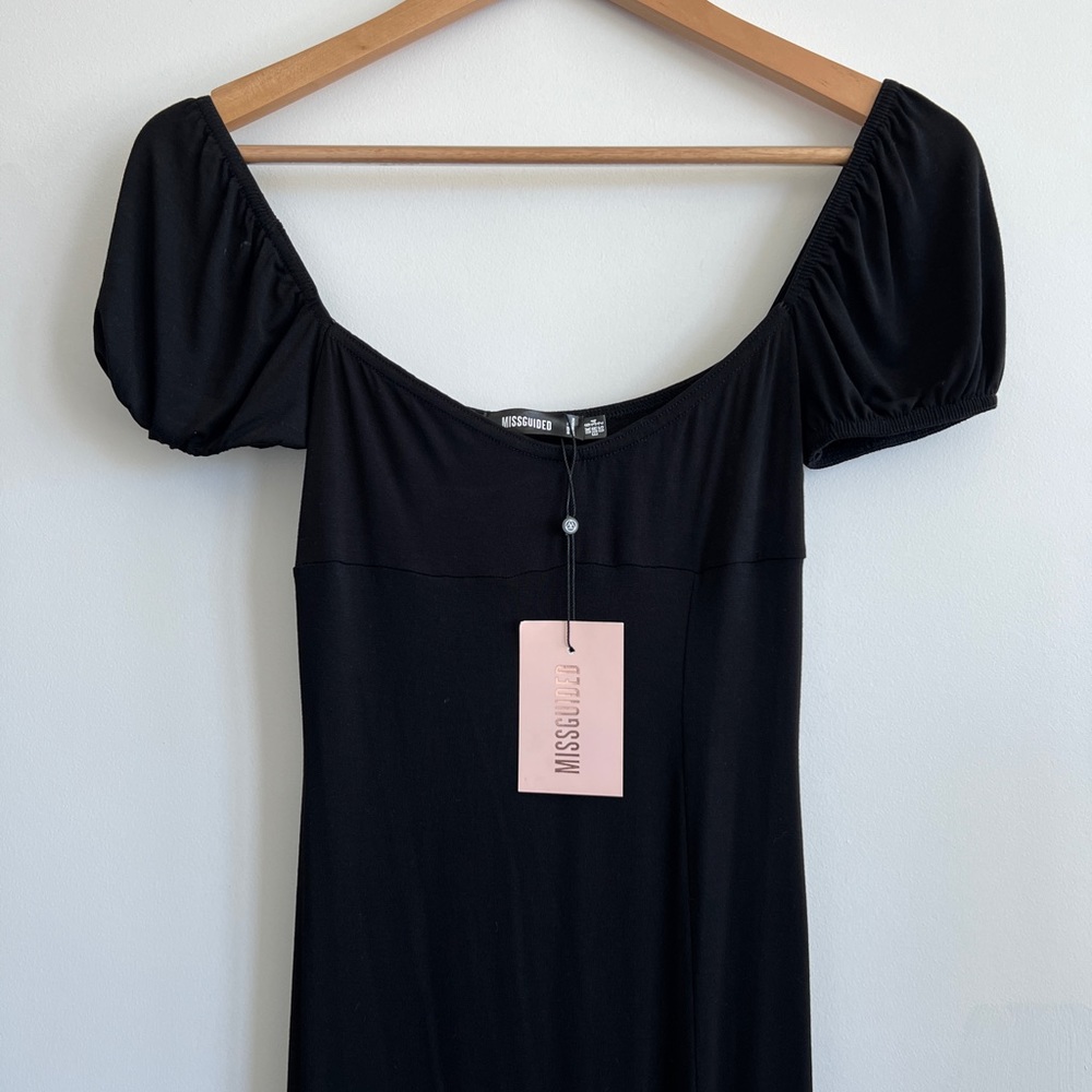 Black maxi dress